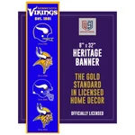 Winning Streak Sports Nfl Minnesota Vikings Heritage Banner - Vintage Minneso.... Fixed Price $66.70.