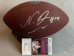 Philadelphia Eagles- Nakobe Dean Autograph Wilson Nfl Football Jsa CD05090. Fixed Price $139.99.