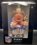 Washington Redskins Football Team Piggy Bank Forever Collectectables New Box. Fixed Price $69.99.