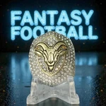 2025 Goat Fantasy Football Championship Ring Greatest Of Time Trophy Award. Fixed Price $24.99.