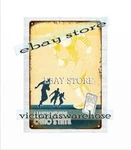 Collectible Interior 1928 Sports Bar Vs Ohio State Football Program Tin Sign. Fixed Price $19.51.