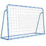 Soccer Rebounder Net 3.7X3.7FT Adjustable Angles Football Trainer W/ Goal Target. Fixed Price $57.99.