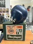 Vintage 1960S Macgregor E7JF Football Helmet Nfl Ford Punt Pass & Kick W/box. Fixed Price $63.99.