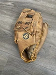 Wilson W020 Baseball Softball Triple Lock Web Glove 13 1/2 Leather Rht. Fixed Price $36.00.