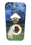 Washington Redskins Magnetic Wall Bottle Opener Heavy Duty 5X10 Nfl Man Cave. Fixed Price $16.99.