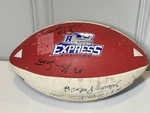 Aifa Reading Express Football Signed Autographed Full Size American Indoor Baden. Fixed Price $83.18.