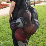 Large Sports Bag Soccer Drawstring Mesh Basketball Net Storage Pouch Us. Fixed Price $11.40.