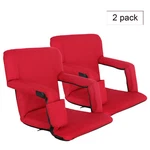 Wide Stadium Seats Chairs For Bleacher Back Cushion 5 Reclining Position 3 Color. Fixed Price $70.58.