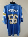 San Diego Chargers Shawne Merriman Reebok On Field Jersey Powder Blue #56 Xl Nfl. Fixed Price $27.99.