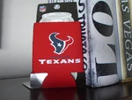Houston Texans Team Nfl Football Kaddy Kolder Red Bottle Koozie. Fixed Price $9.00.