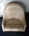 Wise Boat Bucket Seat 3412-990 Platinum Vinyl Foam Padding Cream/tan. Fixed Price $85.00.