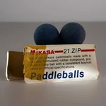 Mikasa 21 Zip Paddleballs Vintage Blue Rubber Set W Box. Fixed Price $25.51.