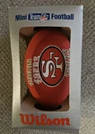 Nfl Wilson Mini Football San Francisco 49ERS Forty Niners Nib Rare From The 90S. Fixed Price $79.99.