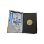 Rare Official Nfl Super Bowl Lii Game Flip Coin Limited Edition Eagles-patriots. Fixed Price $95.00.