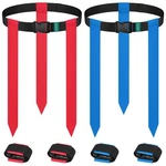 Hasite Flag Football Belts, 2/4/10/14 Pcs Of Adjustable Set Wit.... Fixed Price $22.96.